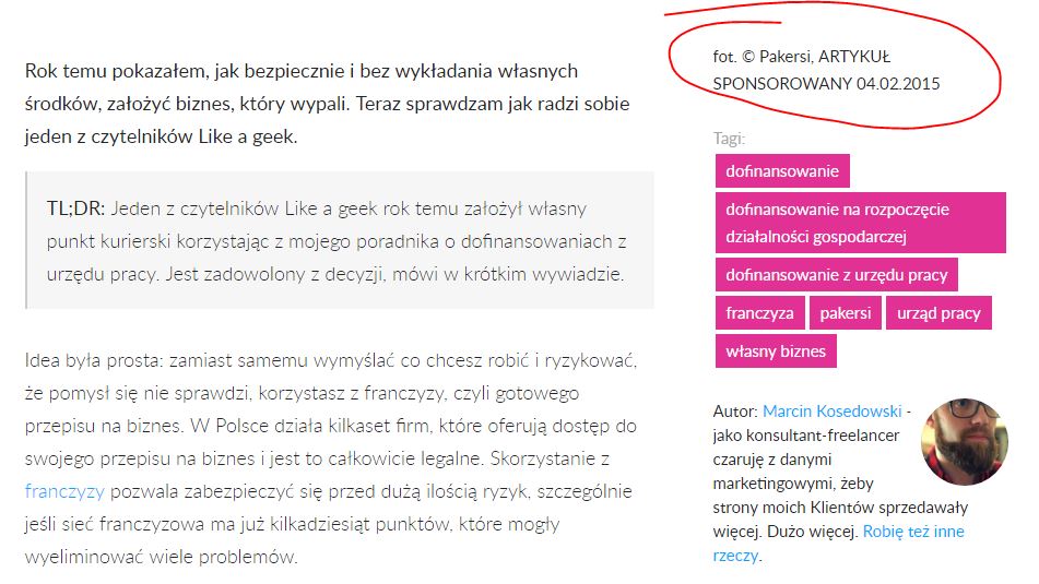 Przyklad zrodla